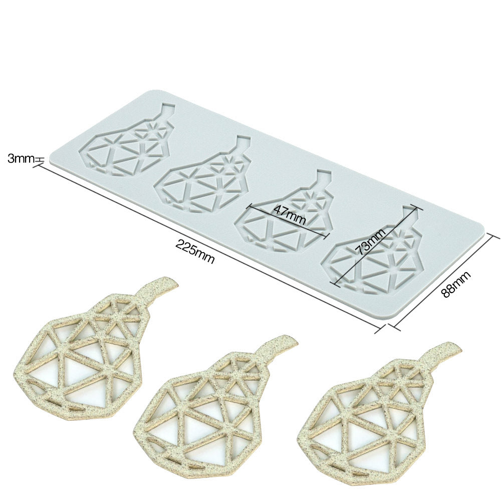 Pineapple Fruit Crisps Silicone Lace Baking Mat