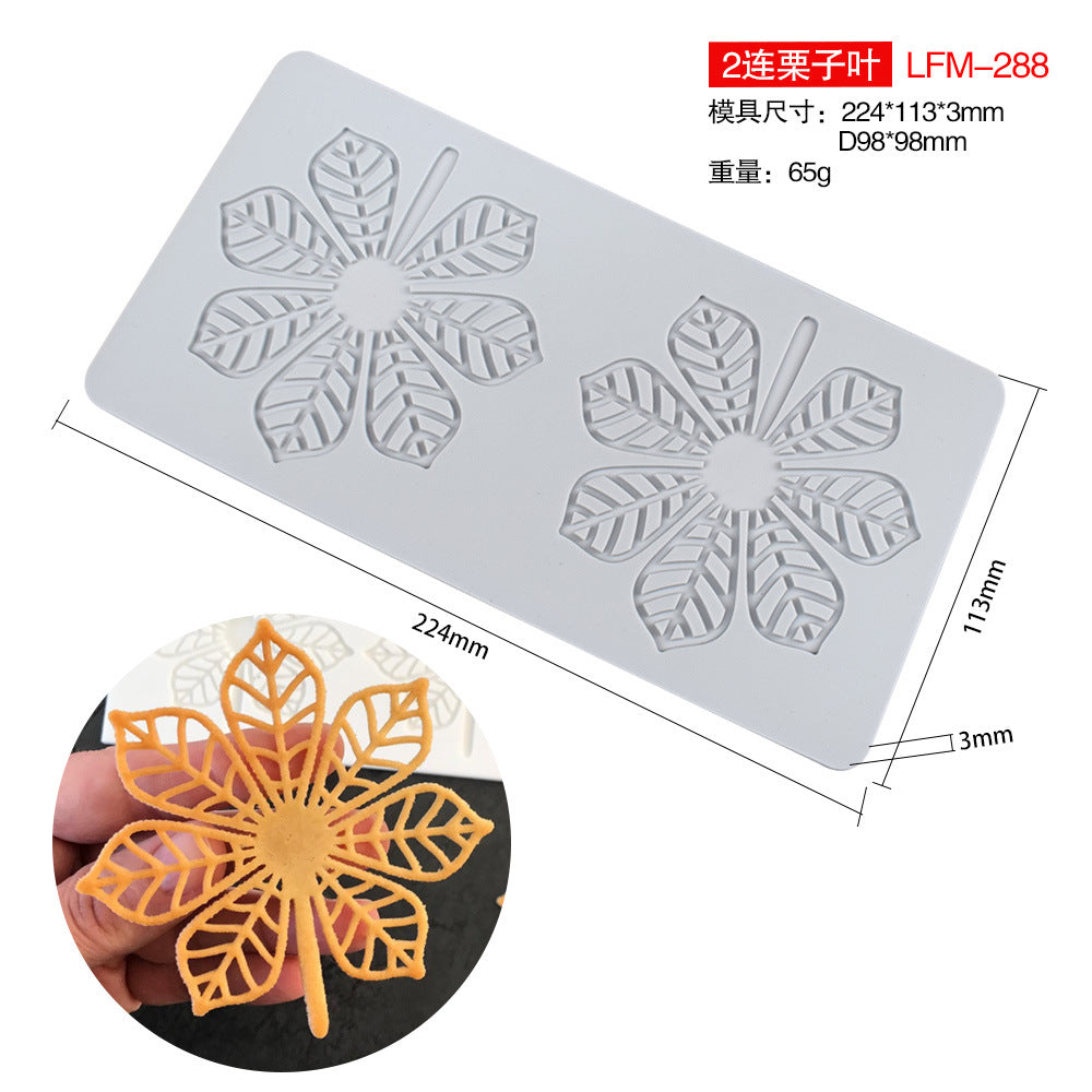 Geometric Oval Lace Silicone Tableware Mat