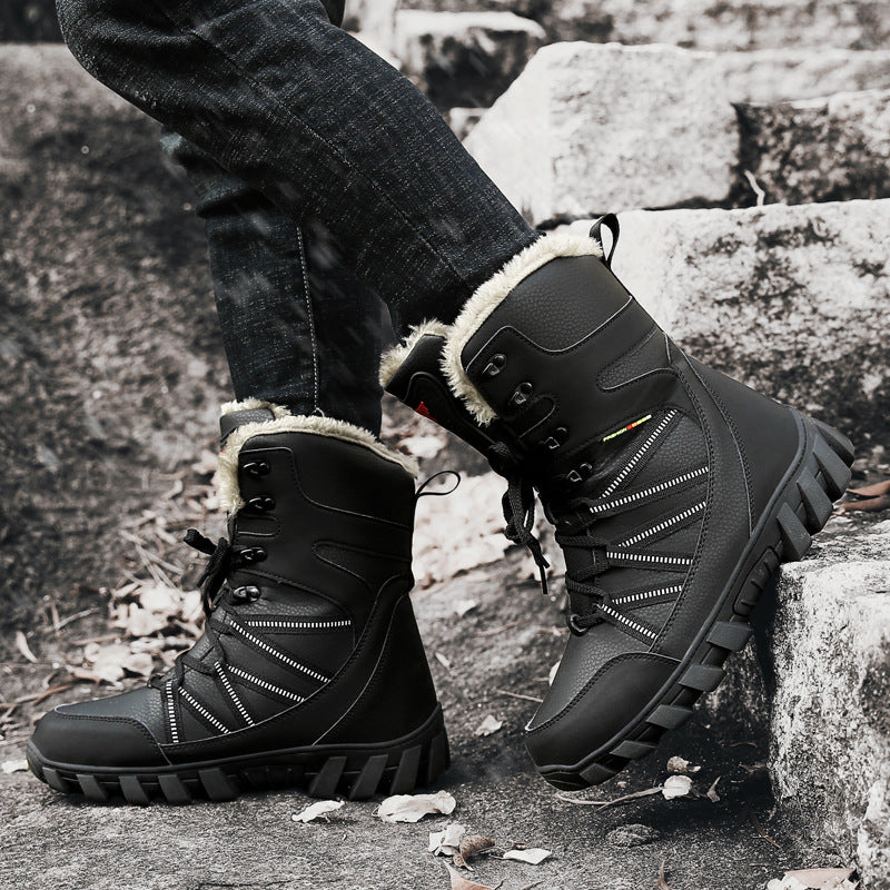 Men's Fleece-Lined High Winter Boots