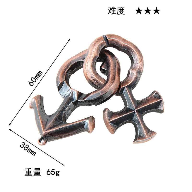 Luxury Puzzle Lock - Premium Zinc Alloy Intelligence Toy