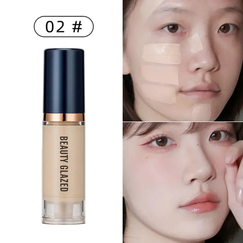 Soft Matte Liquid Foundation Cream for Brightening Makeup