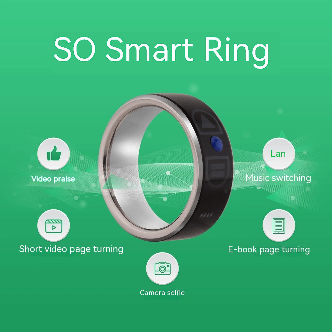 AI Voice Smart Ring with E-Reader