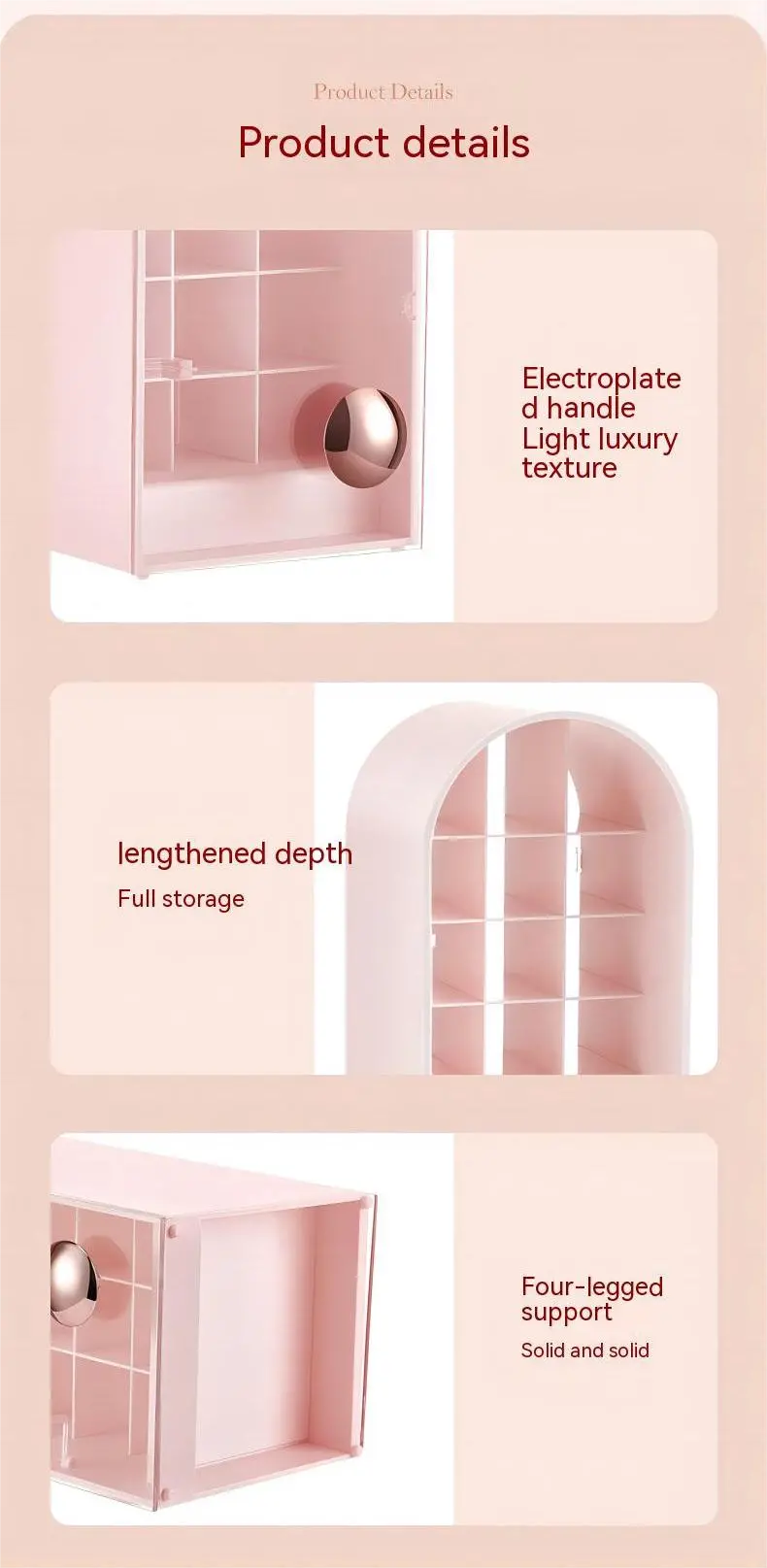 Luxury Lipstick Organizer - 18 Capacity Storage Box