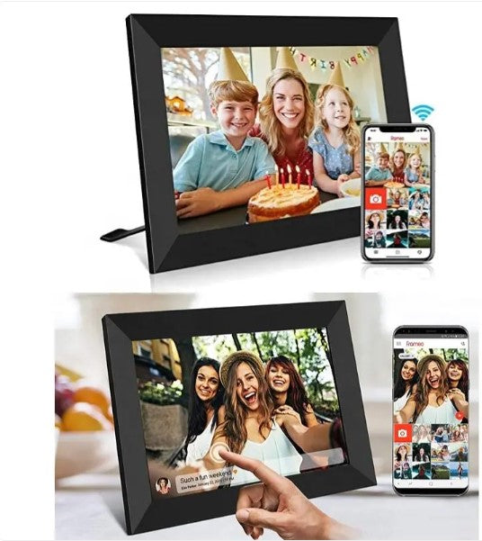 Smart WiFi Digital Photo Frame - 10.1 Inch Touchscreen