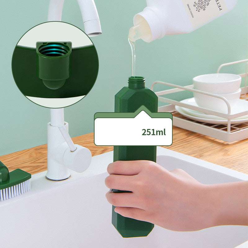 Refillable Liquid-Dispensing Cleaning Brush