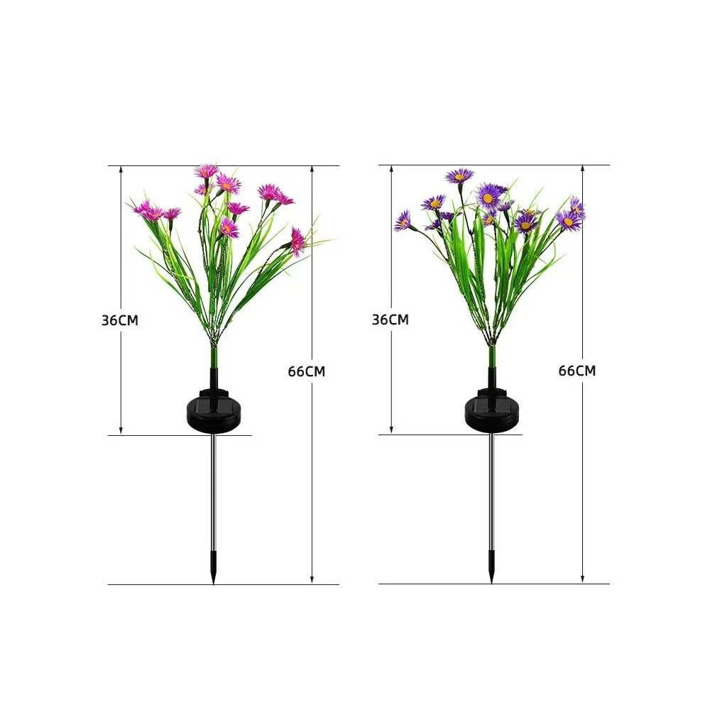 Solar Flower Stake Garden Lights