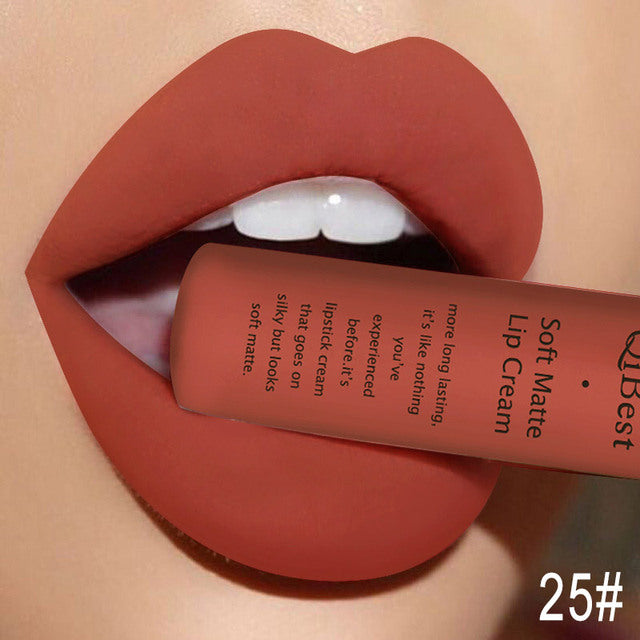 Matte Liquid Lip Gloss - Long-Lasting Non-Fading Finish