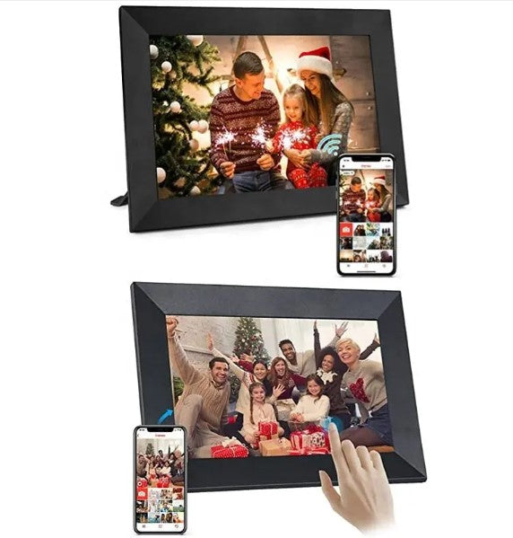 Smart WiFi Digital Photo Frame - 10.1 Inch Touchscreen
