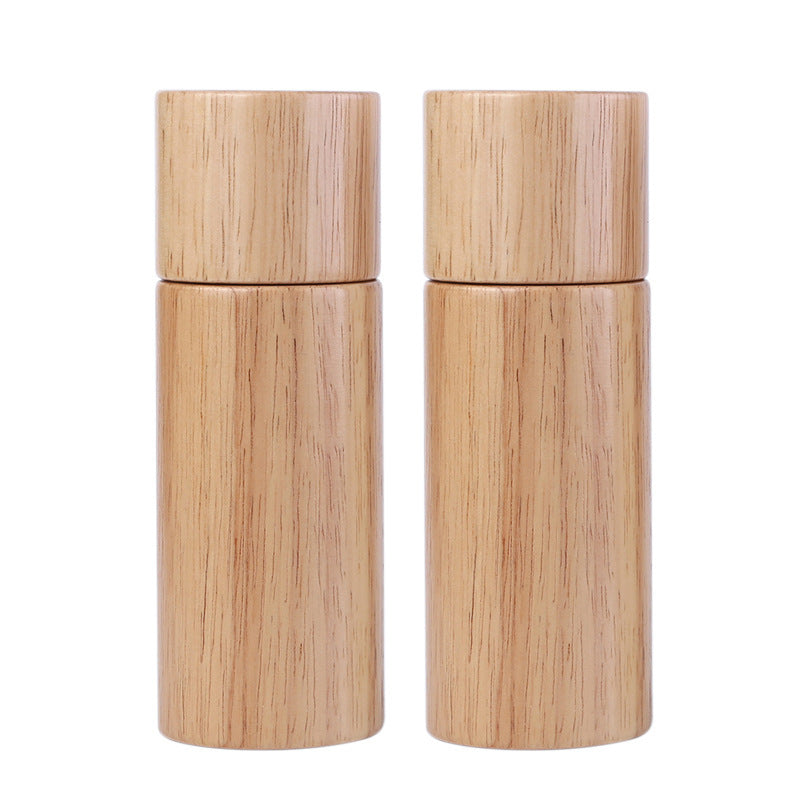 Premium Oak Grinder Seasoning Bottle