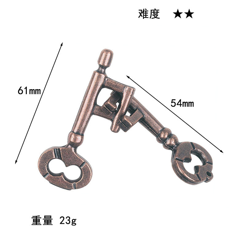 Luxury Puzzle Lock - Premium Zinc Alloy Intelligence Toy