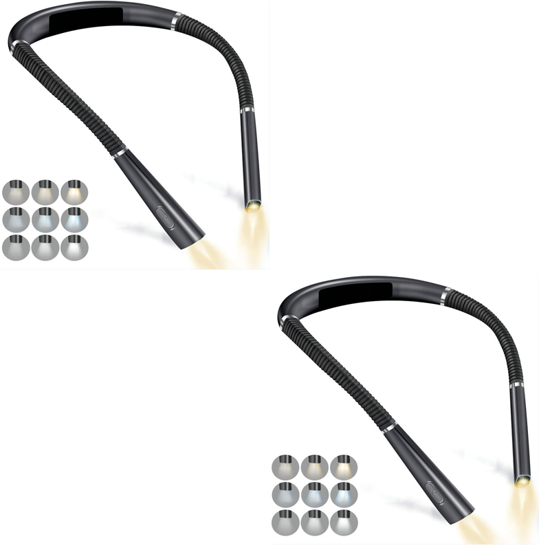 LED Neck Reading Lamp with Eye Protection