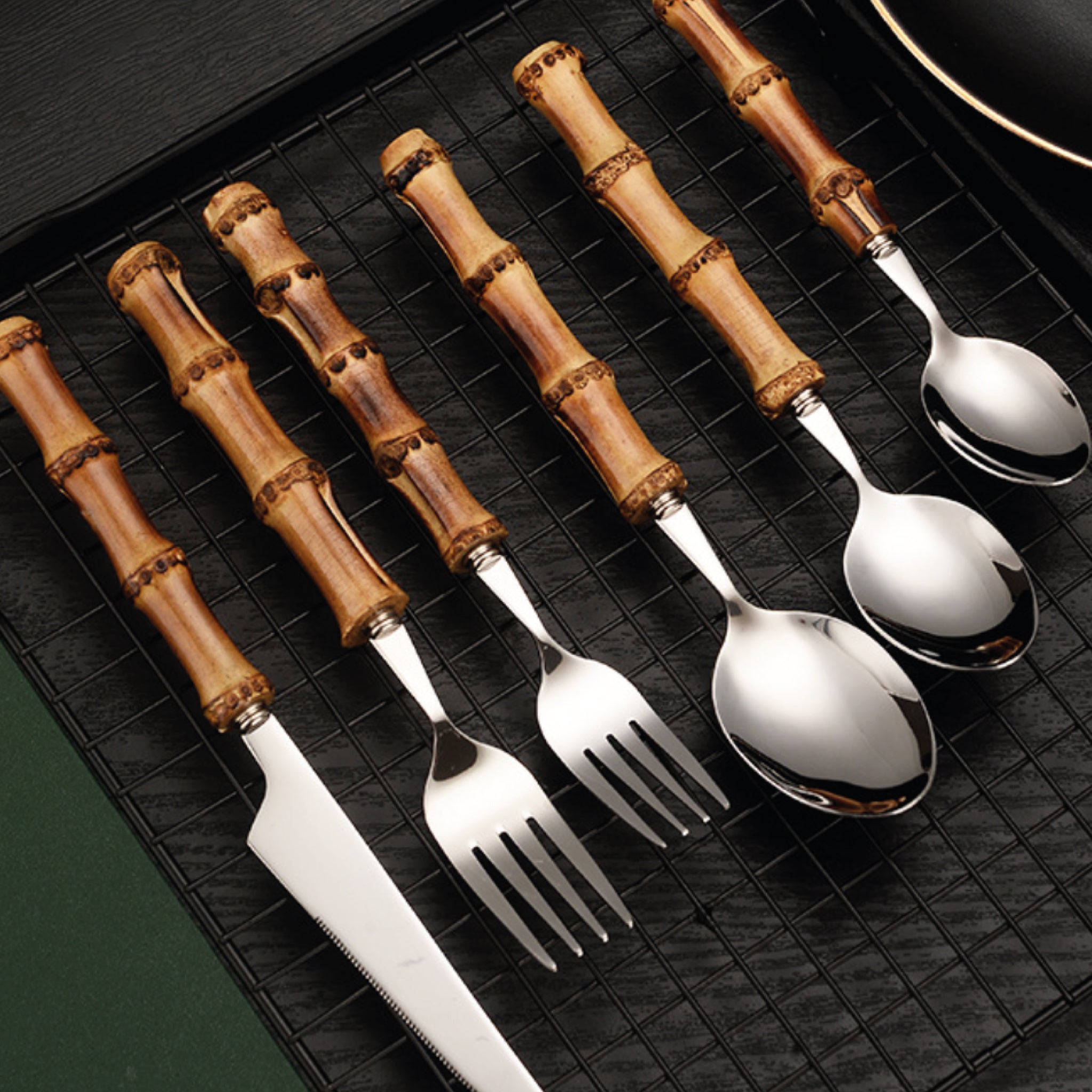 Artisan Bamboo Flatware Place Set