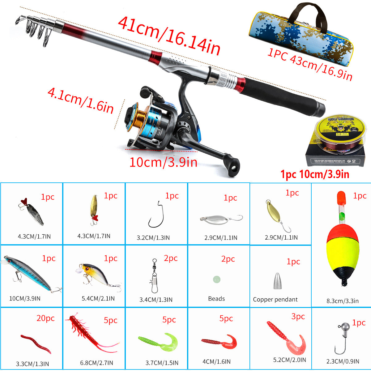 Premium Fishing Gear Set - Complete Angling Collection
