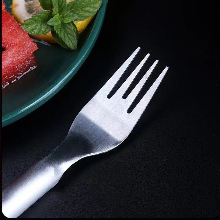 2-in-1 Stainless Steel Watermelon Fork and Cutter — view 4