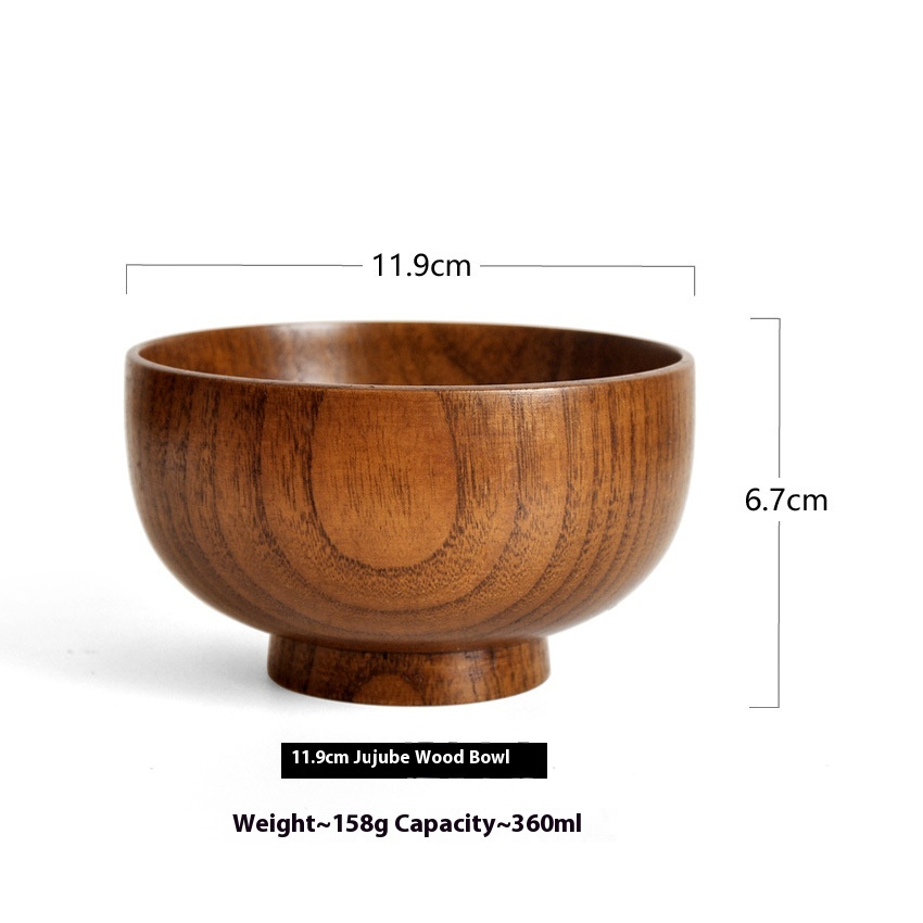 Artisan Japanese Jujube Wood Bowl