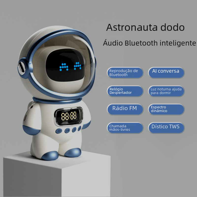 Smart AI Interactive Speaker Clock