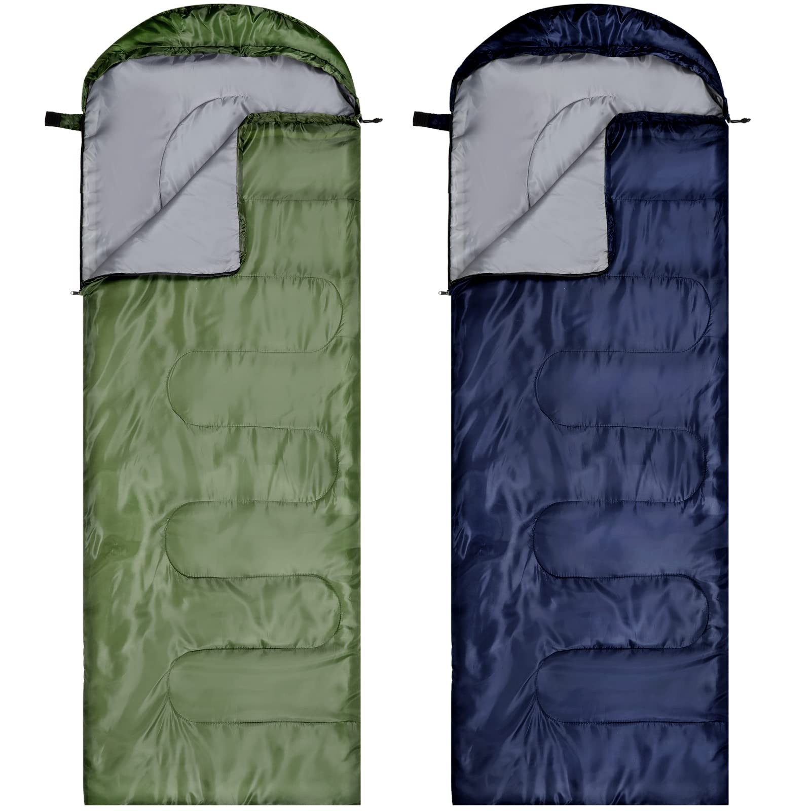 Premium Lightweight Waterproof Sleeping Bag Set - Dual Pack