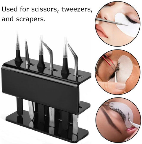 Acrylic Eyelash Tweezers Holder - Wow Store