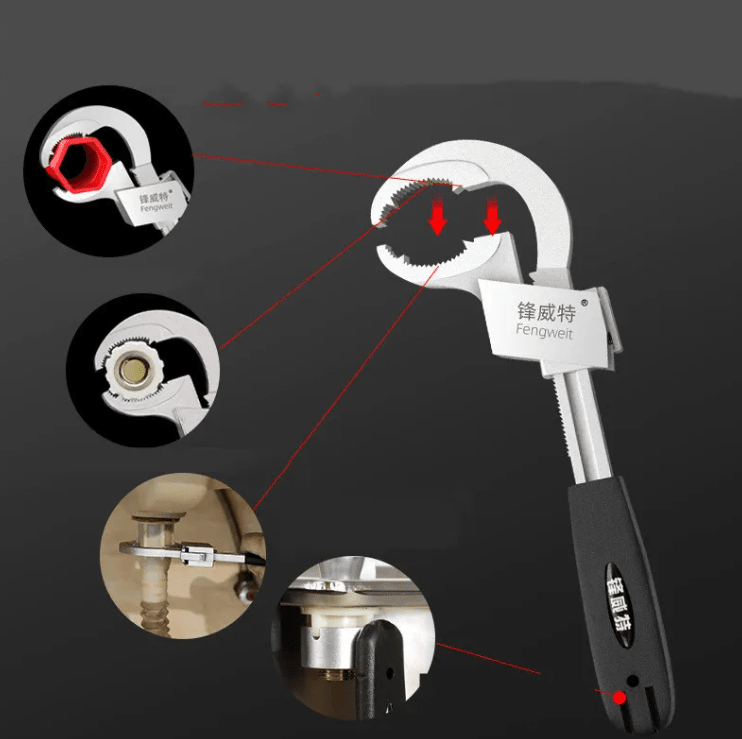Adjustable Bathroom Wrench - Premium Plumbing Tool - WowStore.live