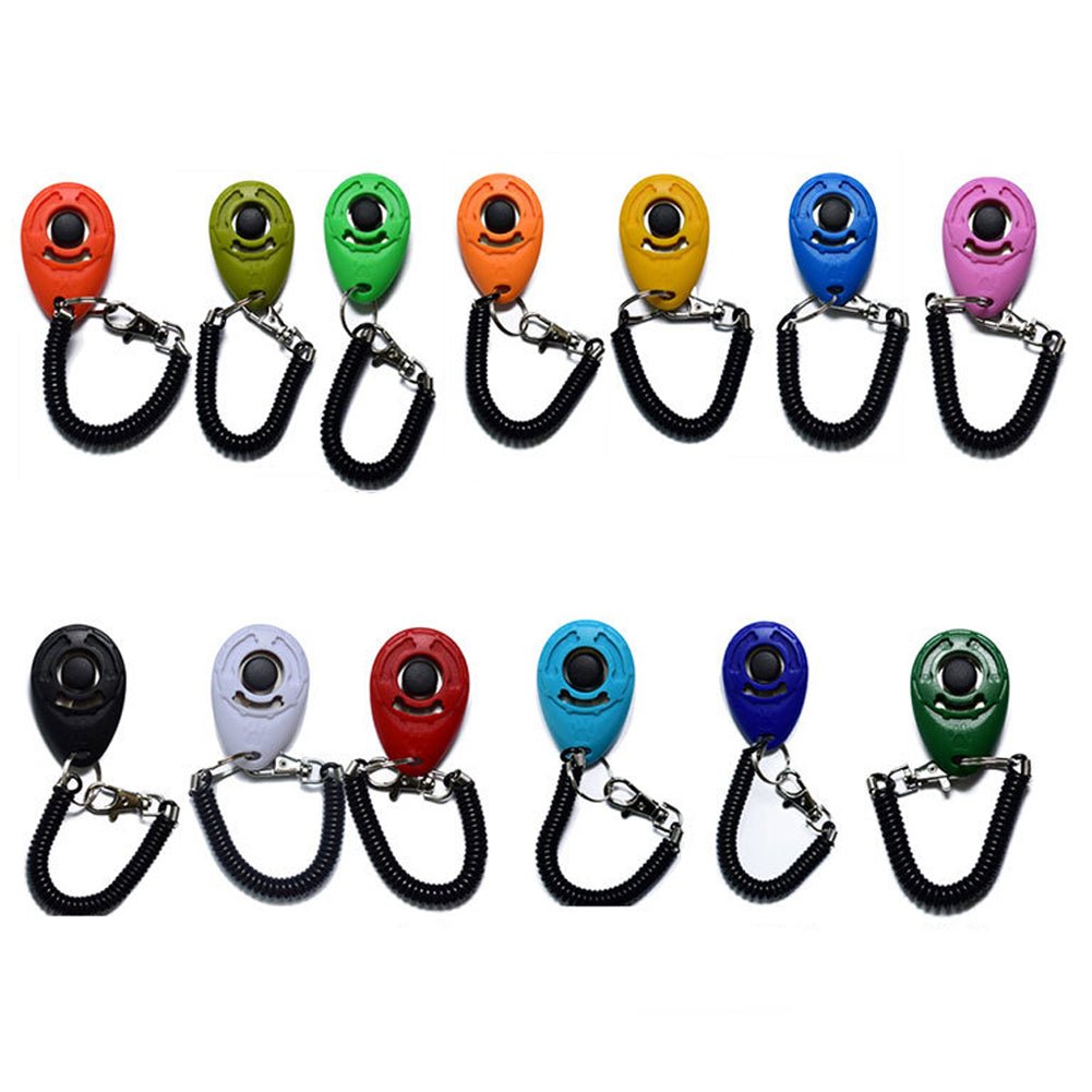 Adjustable Dog Training Clicker with Keychain Strap - WowStore.live
