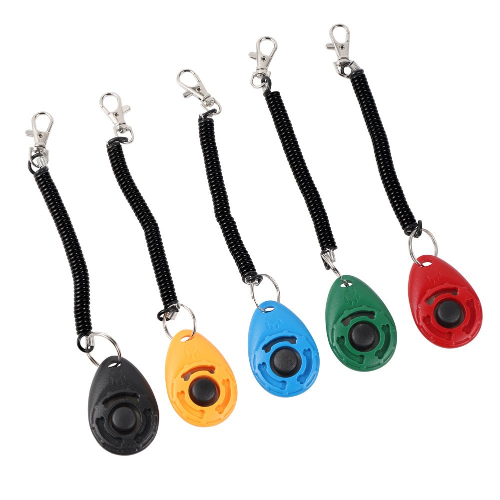 Adjustable Dog Training Clicker with Keychain Strap - WowStore.live