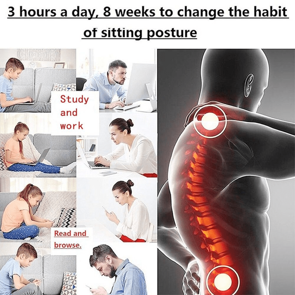 Adjustable Posture Corrector Low Back Support Shoulder Brace Belt For Men Women - Wow Store