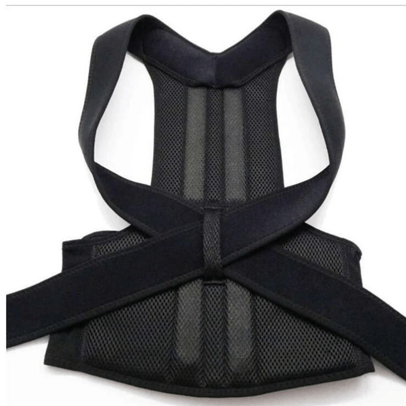 Adjustable Posture Corrector Low Back Support Shoulder Brace Belt For - Wow Store