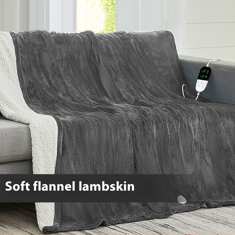 Premium Heated Electric Blanket with 10 Heat Settings