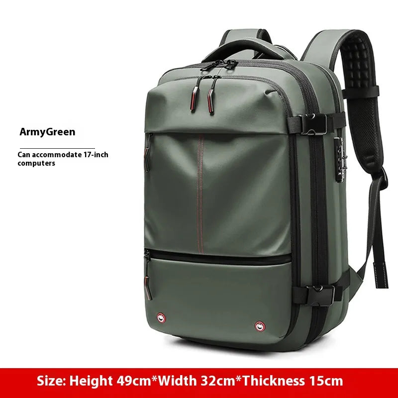 Smart Travel Backpack with Vacuum Compression System