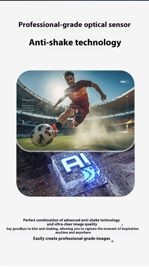 AI Camera Smart Glasses - Wearable Tech Fashion Eyewear, Black | WOW Store - Wow Store