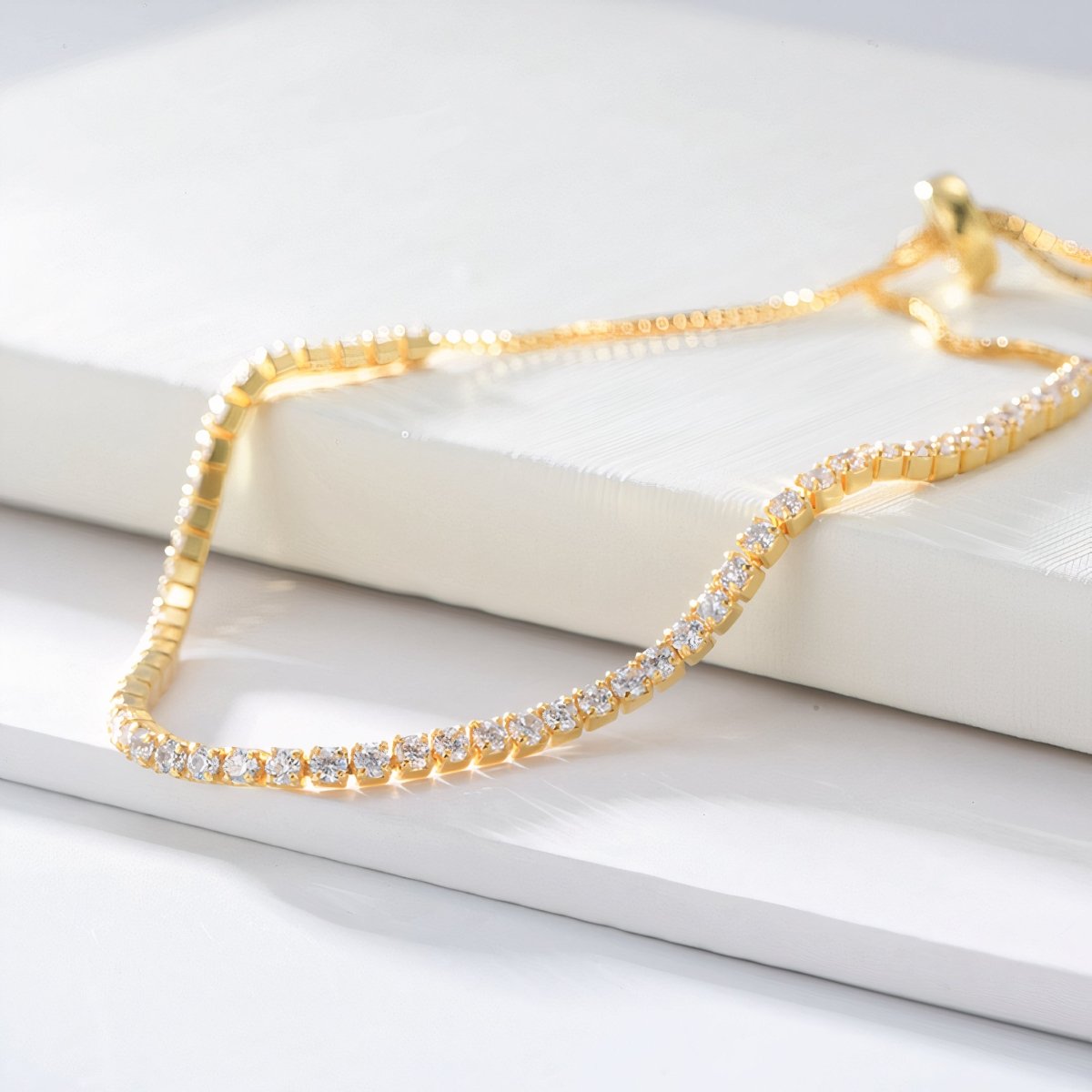 Alicia 18K Gold Plated Sterling Silver Bracelet - WowStore.live