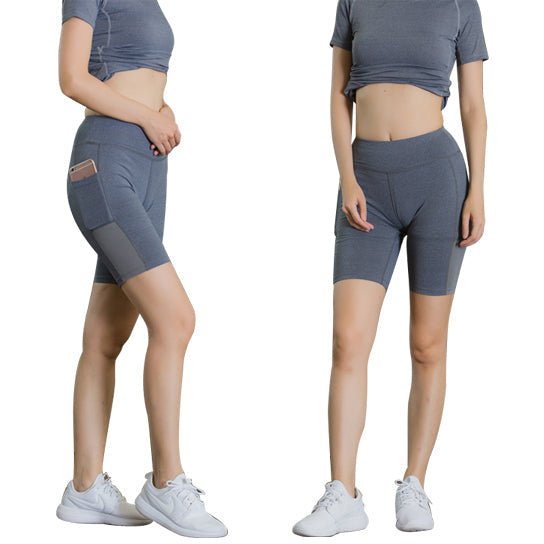 All Seasons Yoga Shorts Stretchable With Phone Pocket - Wow Store