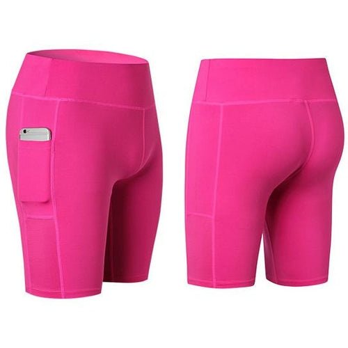All Seasons Yoga Shorts Stretchable With Phone Pocket - Wow Store
