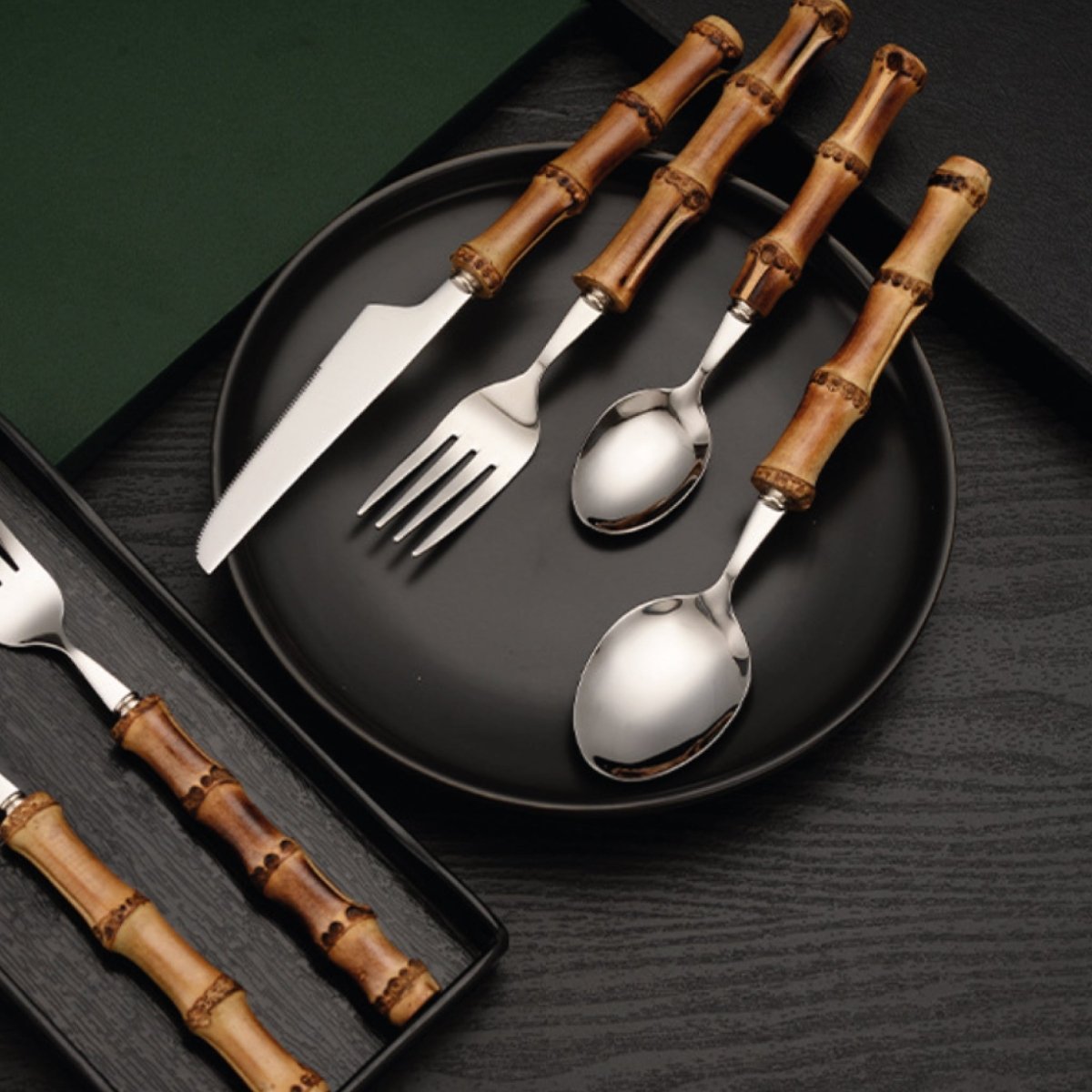 Artisan Bamboo Flatware Place Set - WowStore.live