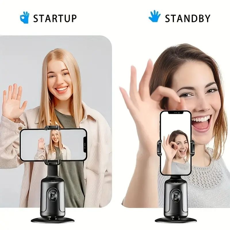 Auto Tracking Phone Holder with 360 Rotation - WowStore.live