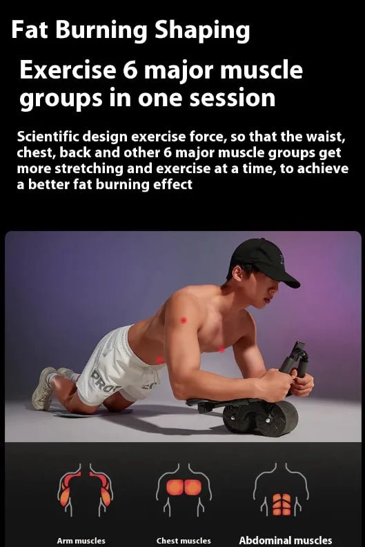 Automatic Rebound Abdominal Wheel - Wow Store