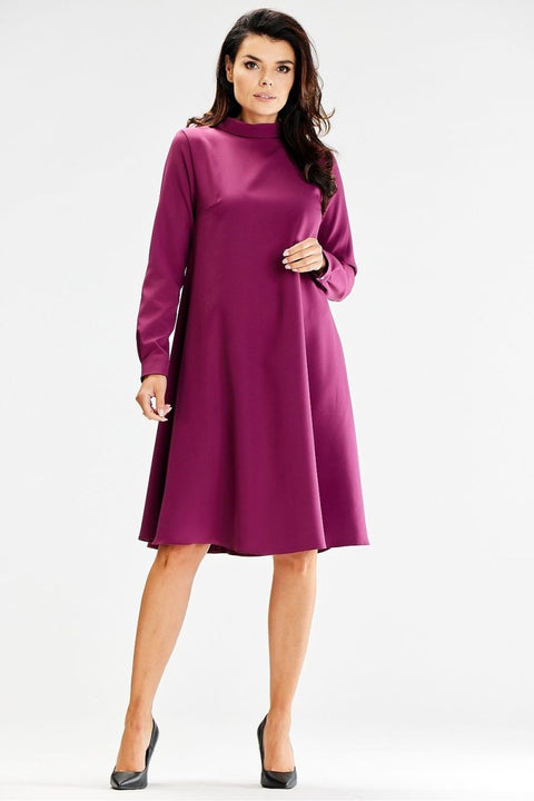 Awama Elegant Long Sleeve Day Dress - Model 187164 - Wow Store