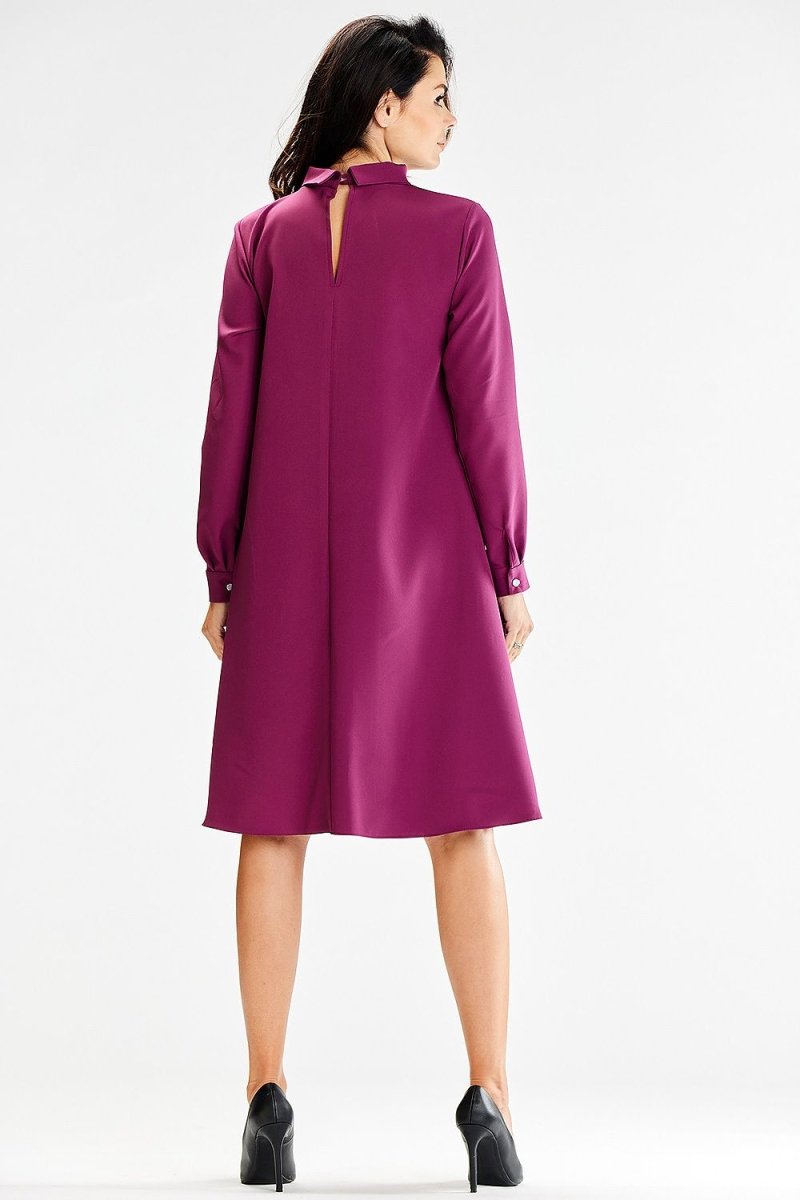 Awama Elegant Long Sleeve Day Dress - Model 187164 - Wow Store