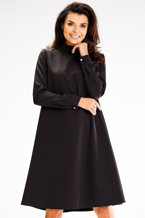 Awama Elegant Long Sleeve Day Dress - Model 187164 - Wow Store