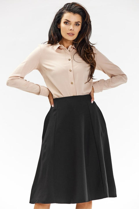Awama Model 200575 Elegant Midi Skirt - Wow Store