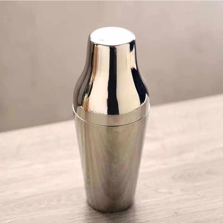 Two-Section Stainless Steel Cocktail Shaker, 650 ml in silver