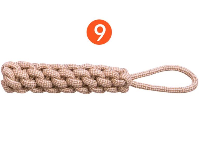 Organic Cotton Hemp Dog Toy Collection – 9-Piece Set