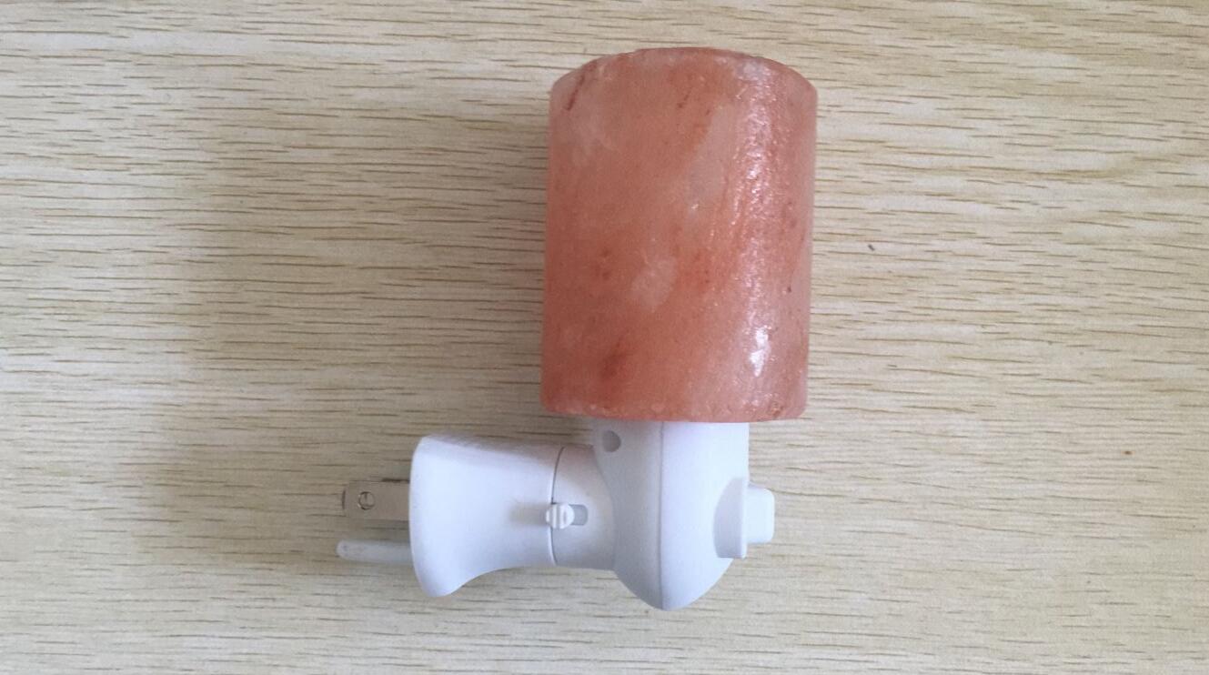 Himalayan Salt Lamp with LED Ambient Lighting