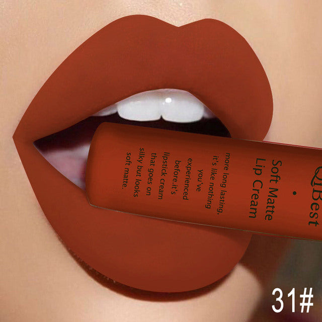Matte Liquid Lip Gloss - Long-Lasting Non-Fading Finish