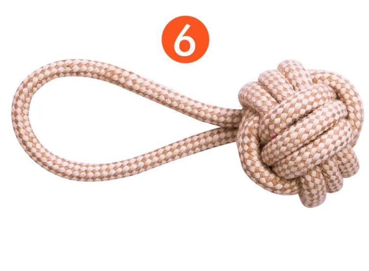 Organic Cotton Hemp Dog Toy Collection – 9-Piece Set