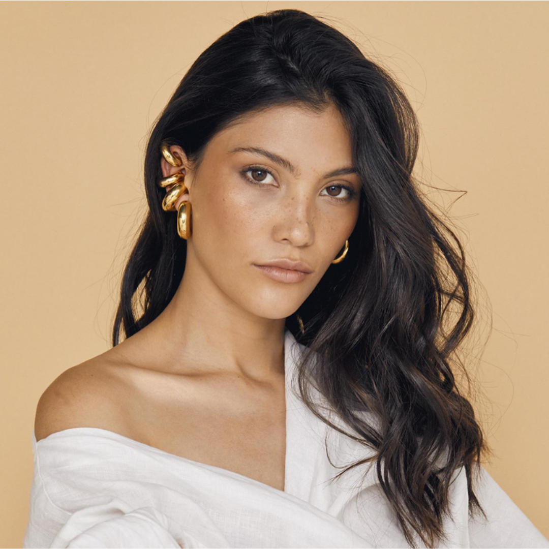 Tamara 18K Gold-Plated Ear Cuffs