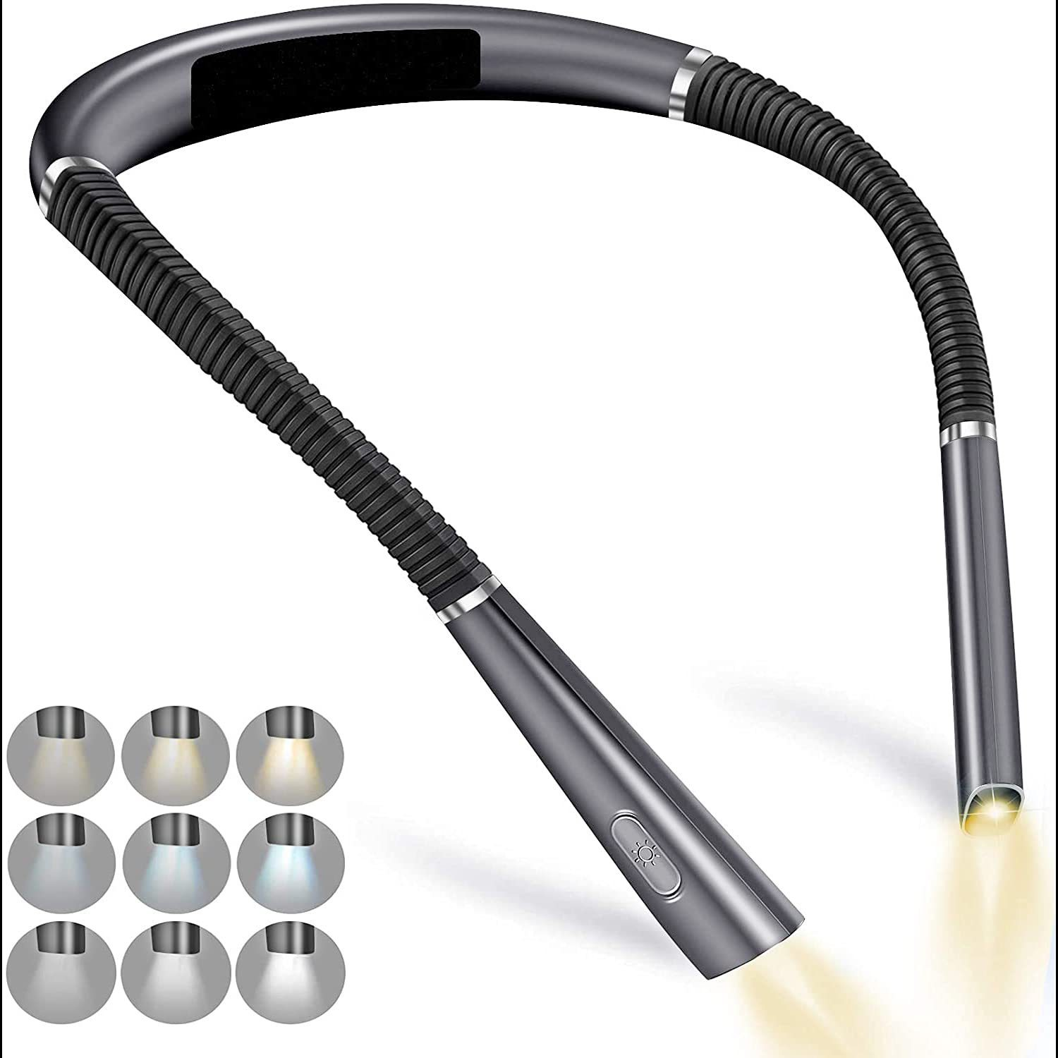 LED Neck Reading Lamp with Eye Protection