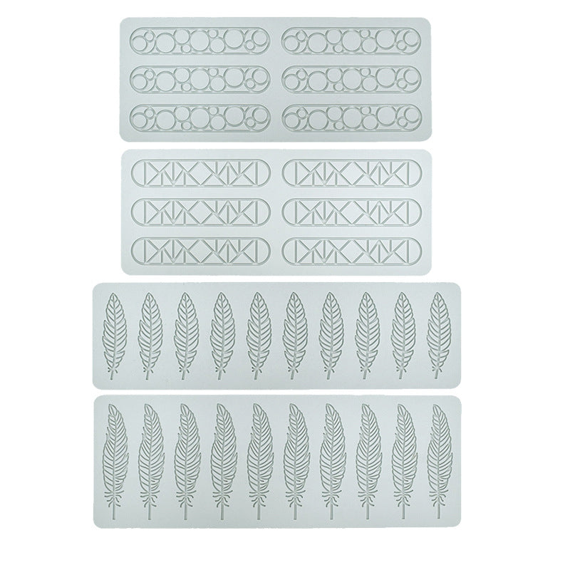 Geometric Oval Lace Silicone Tableware Mat