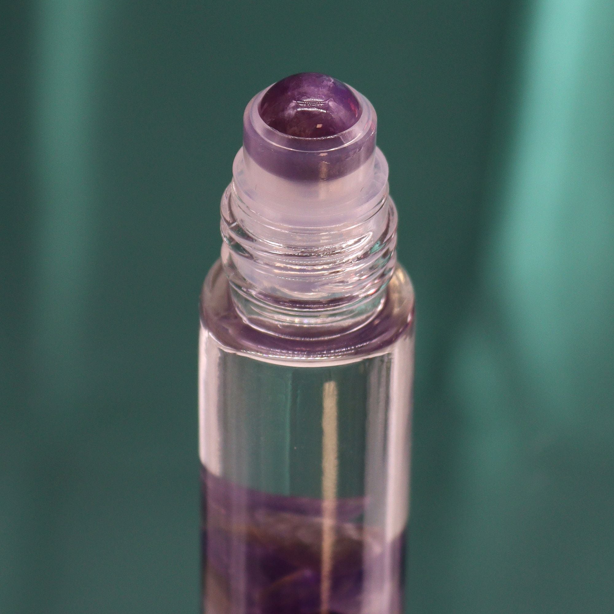The Moon Tarot Roll-On with Amethyst Gemstone
