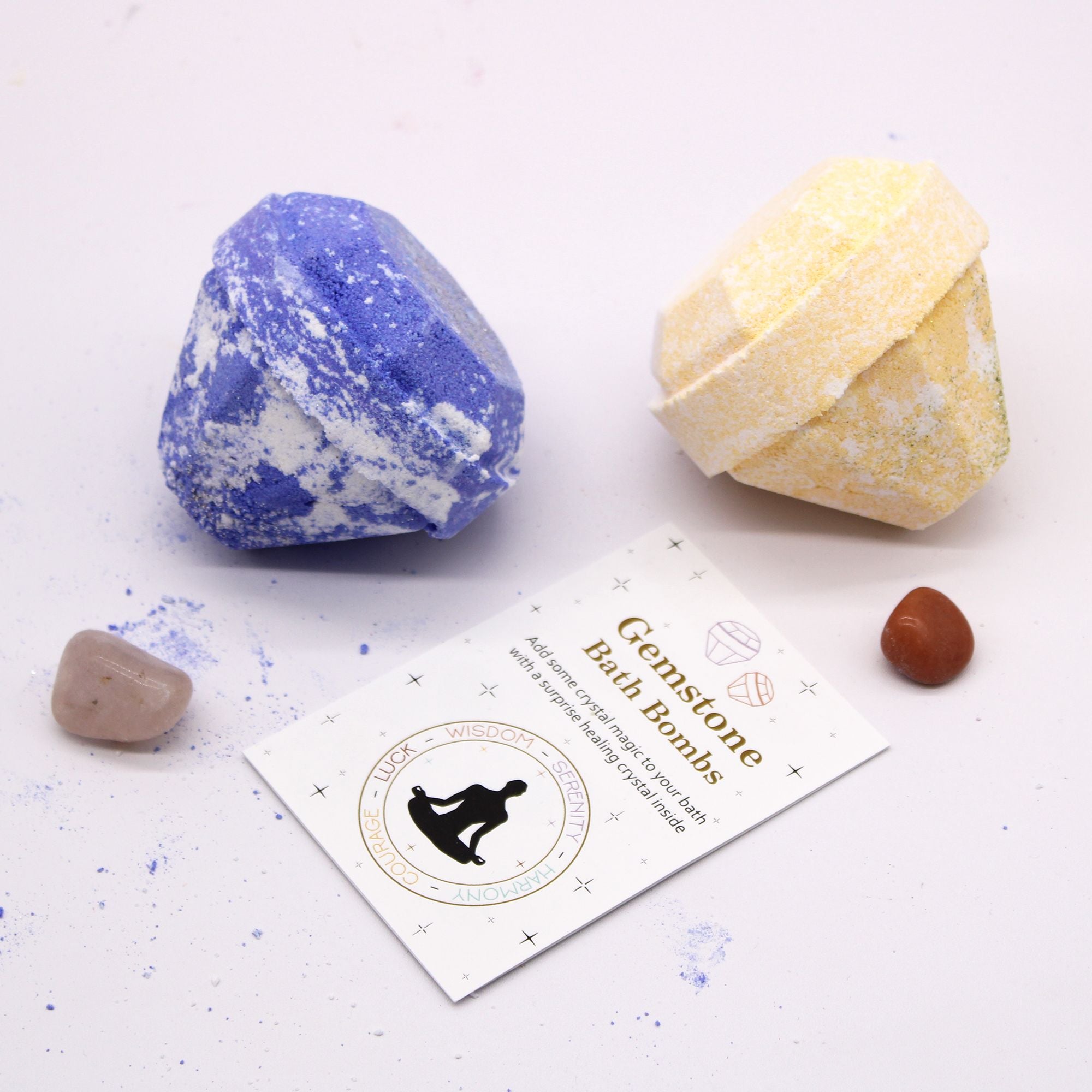 Gemstone Bath Bomb with Crystal Surprise